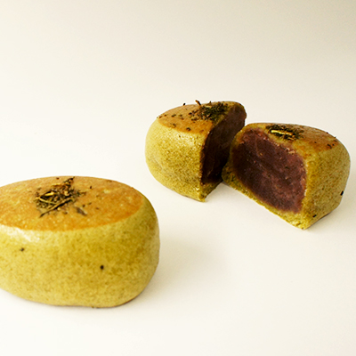薯蕷饅頭 抹茶